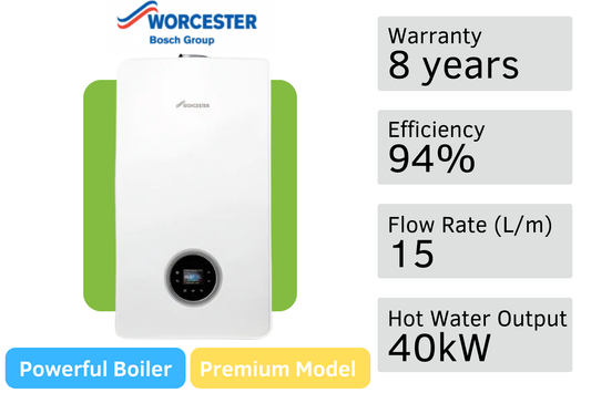 Worcester Bosch Greenstar 8000+ 40kW Combi Boiler Swap